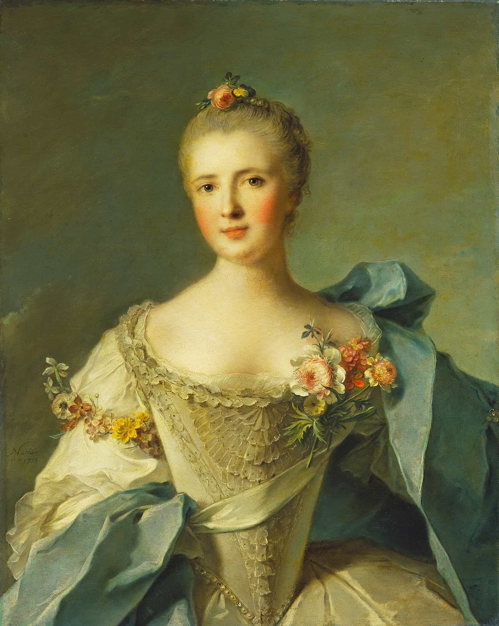 The Marquise De Belestat by Jean Marc Nattier