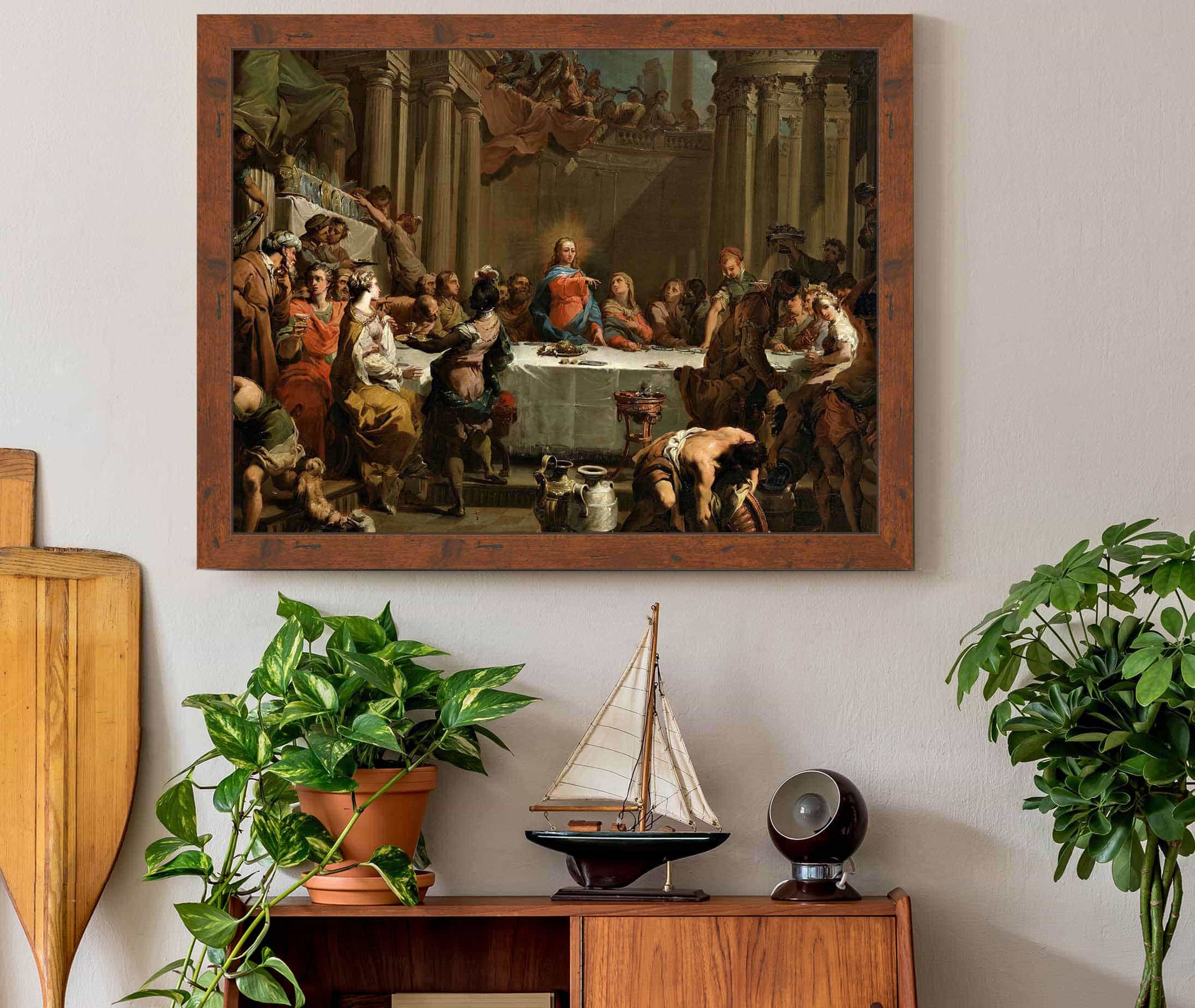 The Marriage At Cana by Gaetano Gandolfi