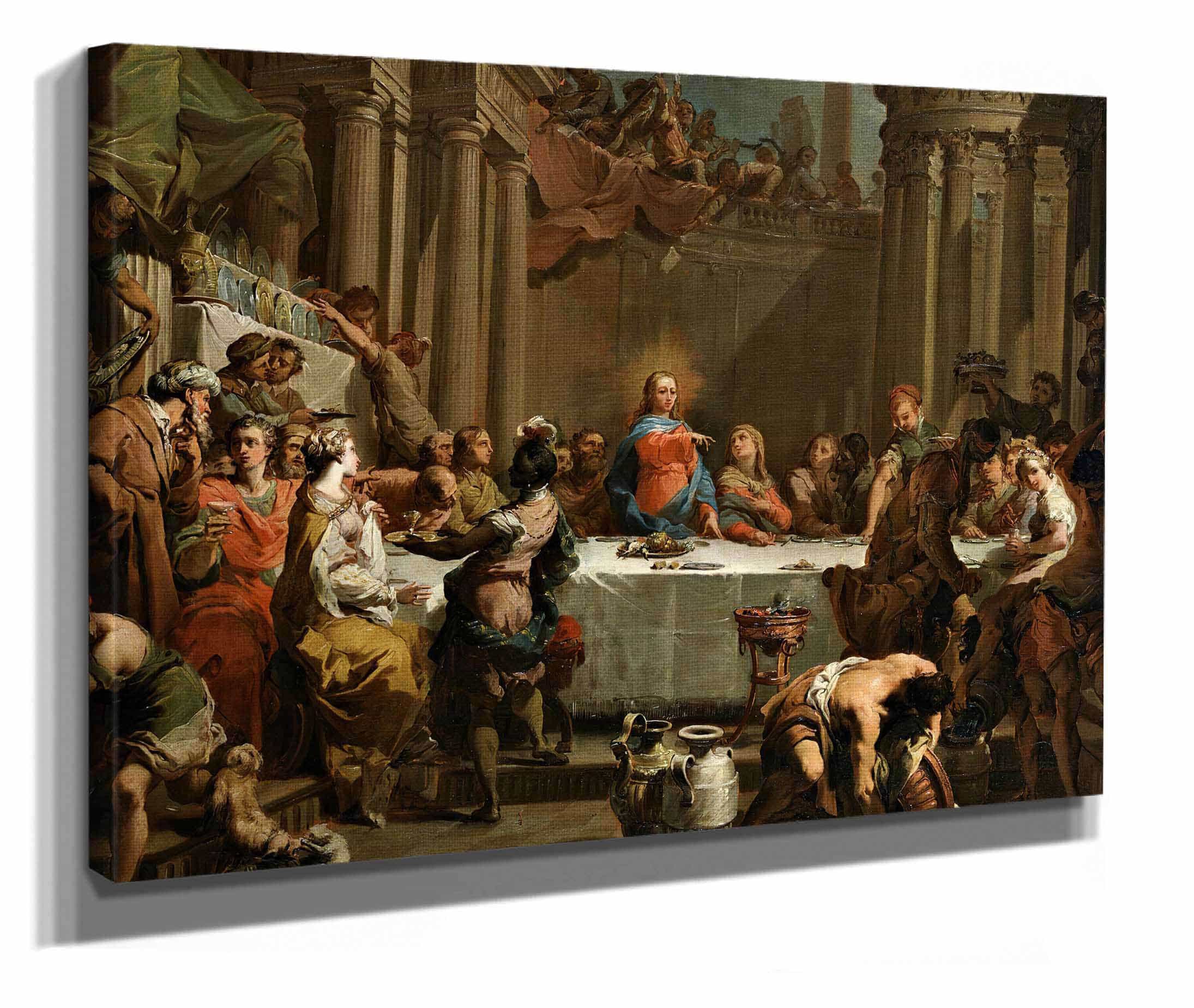 The Marriage At Cana by Gaetano Gandolfi