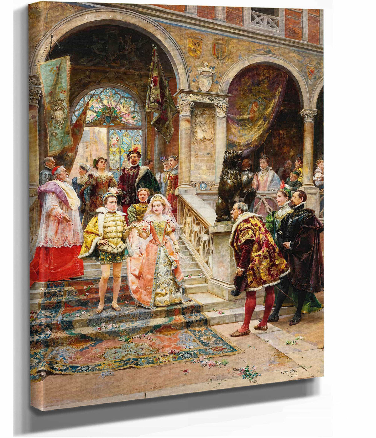 The Marriage Of The Prince by Cesare Auguste Detti