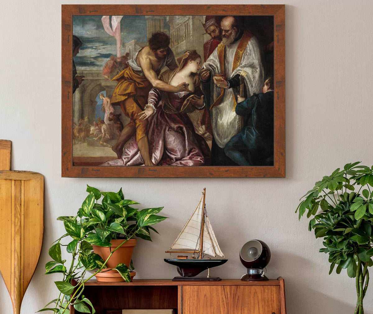 The Martyrdom And Last Communion Of Saint Lucy by Paolo Veronese