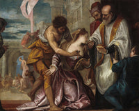 The Martyrdom And Last Communion Of Saint Lucy by Paolo Veronese