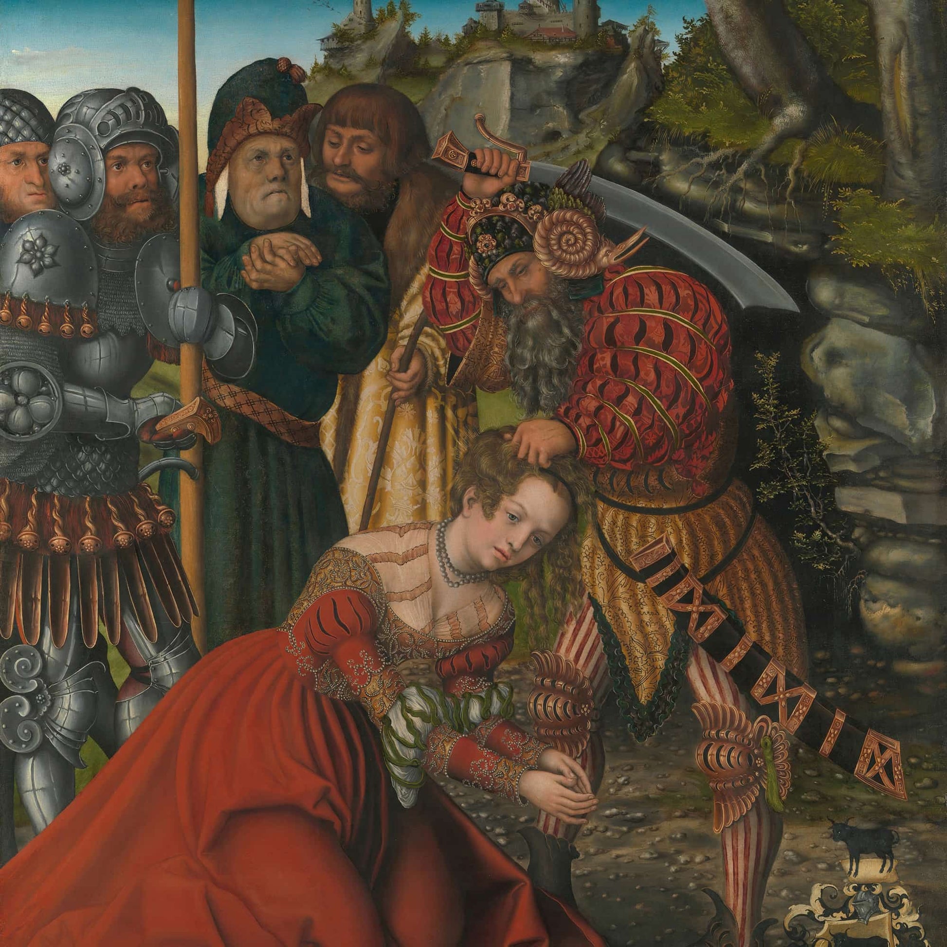 The Martyrdom Of Saint Barbara by Lucas Cranach The Elder