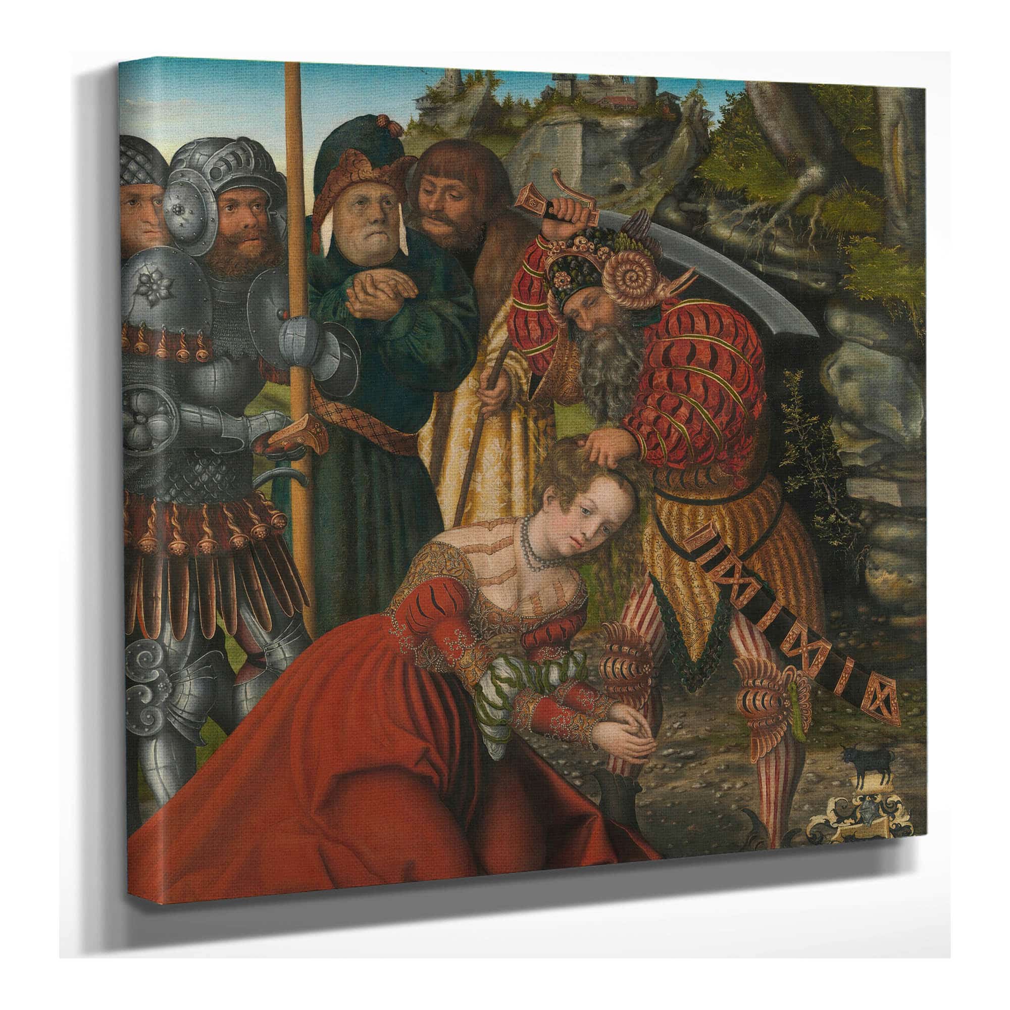 The Martyrdom Of Saint Barbara by Lucas Cranach The Elder