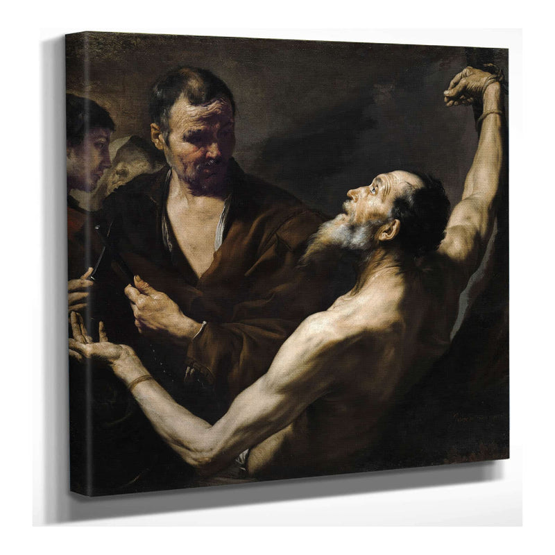 The Martyrdom Of Saint Bartholomew by Jusepe De Ribera