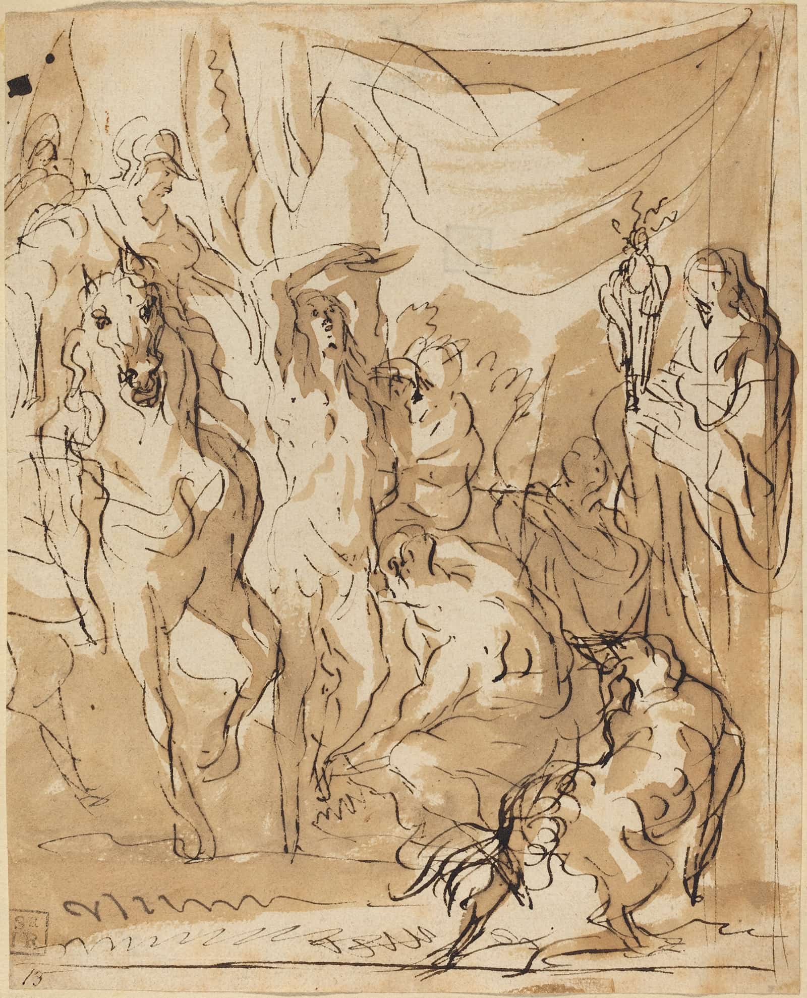 The Martyrdom Of Saint Sebastian by Jacob Jordaens
