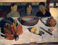 The Meal Also Called Bananas by Paul Gauguin