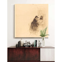 The Meeting Under The Arch Second Plate by Jean Louis Forain