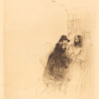 The Meeting Under The Arch Second Plate by Jean Louis Forain