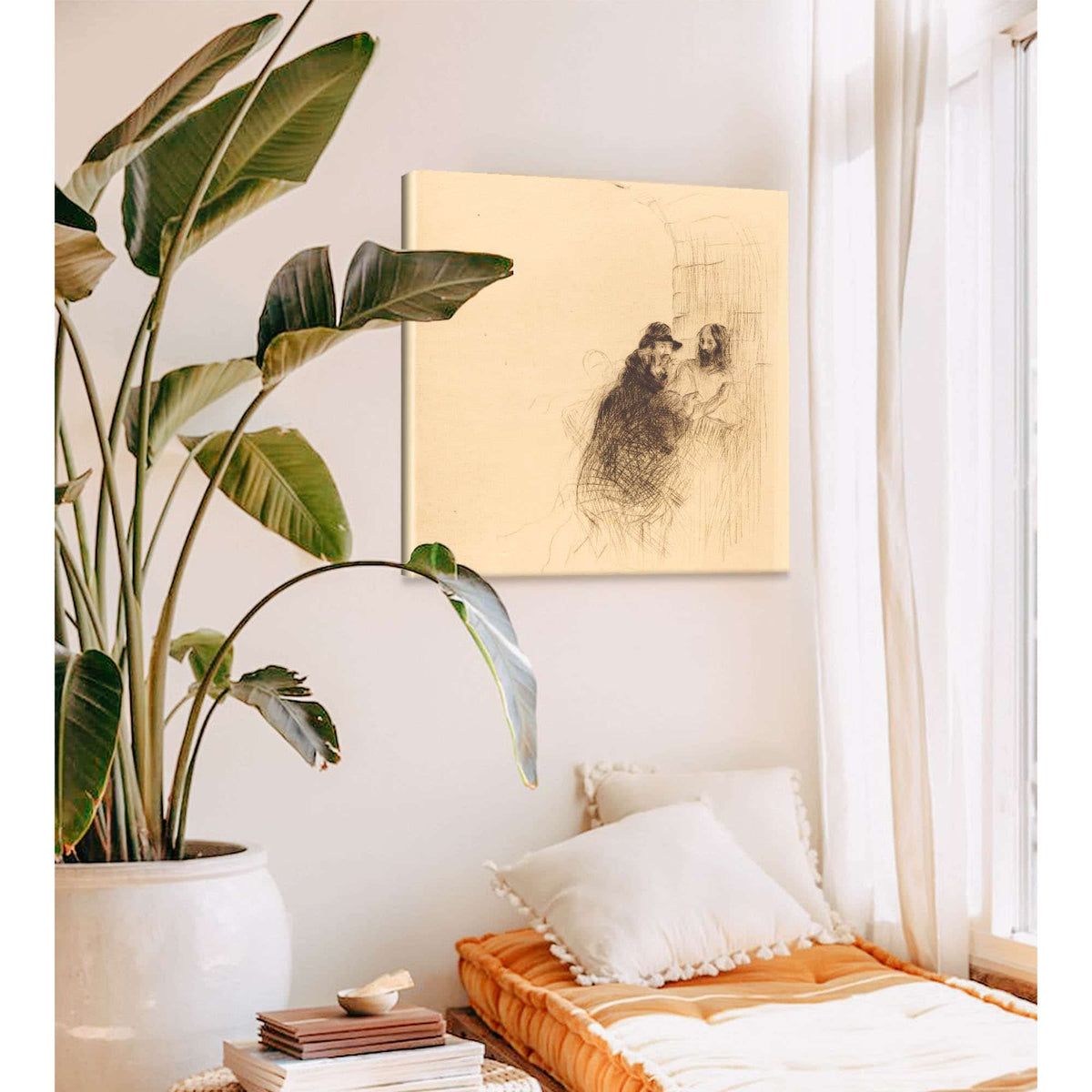 The Meeting Under The Arch Second Plate by Jean Louis Forain