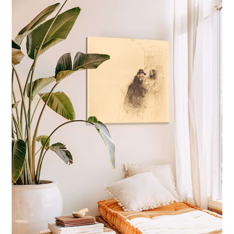 The Meeting Under The Arch Second Plate by Jean Louis Forain