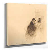 The Meeting Under The Arch Second Plate by Jean Louis Forain