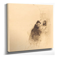 The Meeting Under The Arch Second Plate by Jean Louis Forain