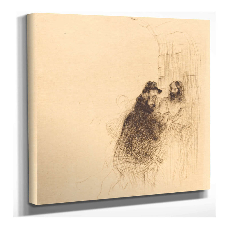 The Meeting Under The Arch Second Plate by Jean Louis Forain