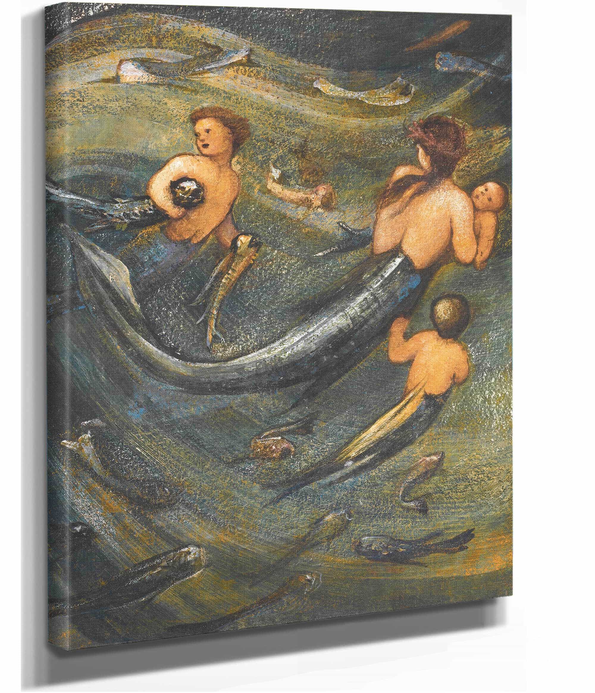 The Mermaid Family by Sir Edward Coley Burne Jones