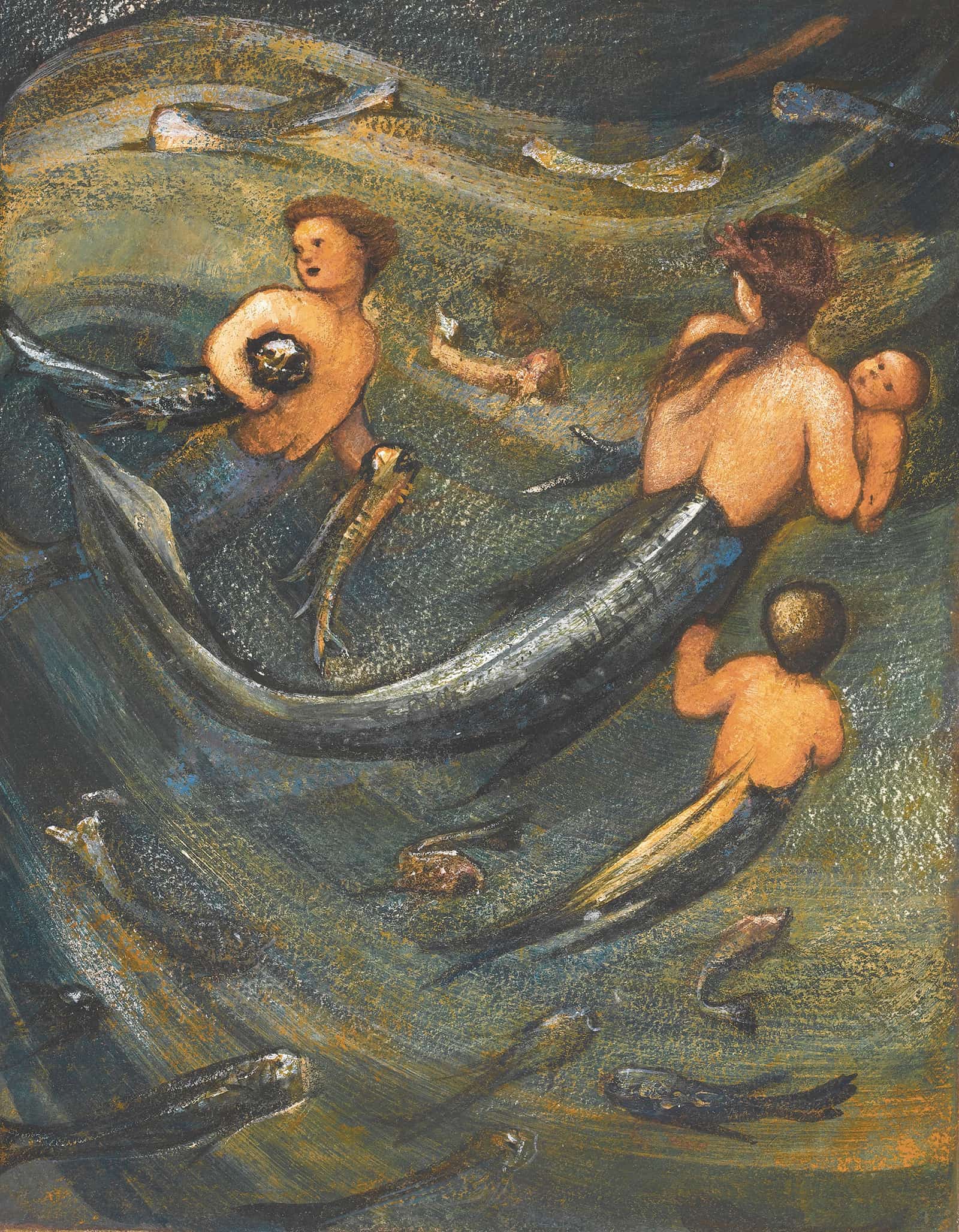 The Mermaid Family by Sir Edward Coley Burne Jones