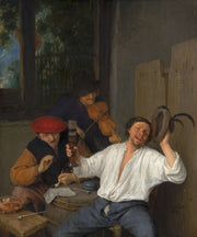 The Merry Drinkers by Adriaen Van Ostade