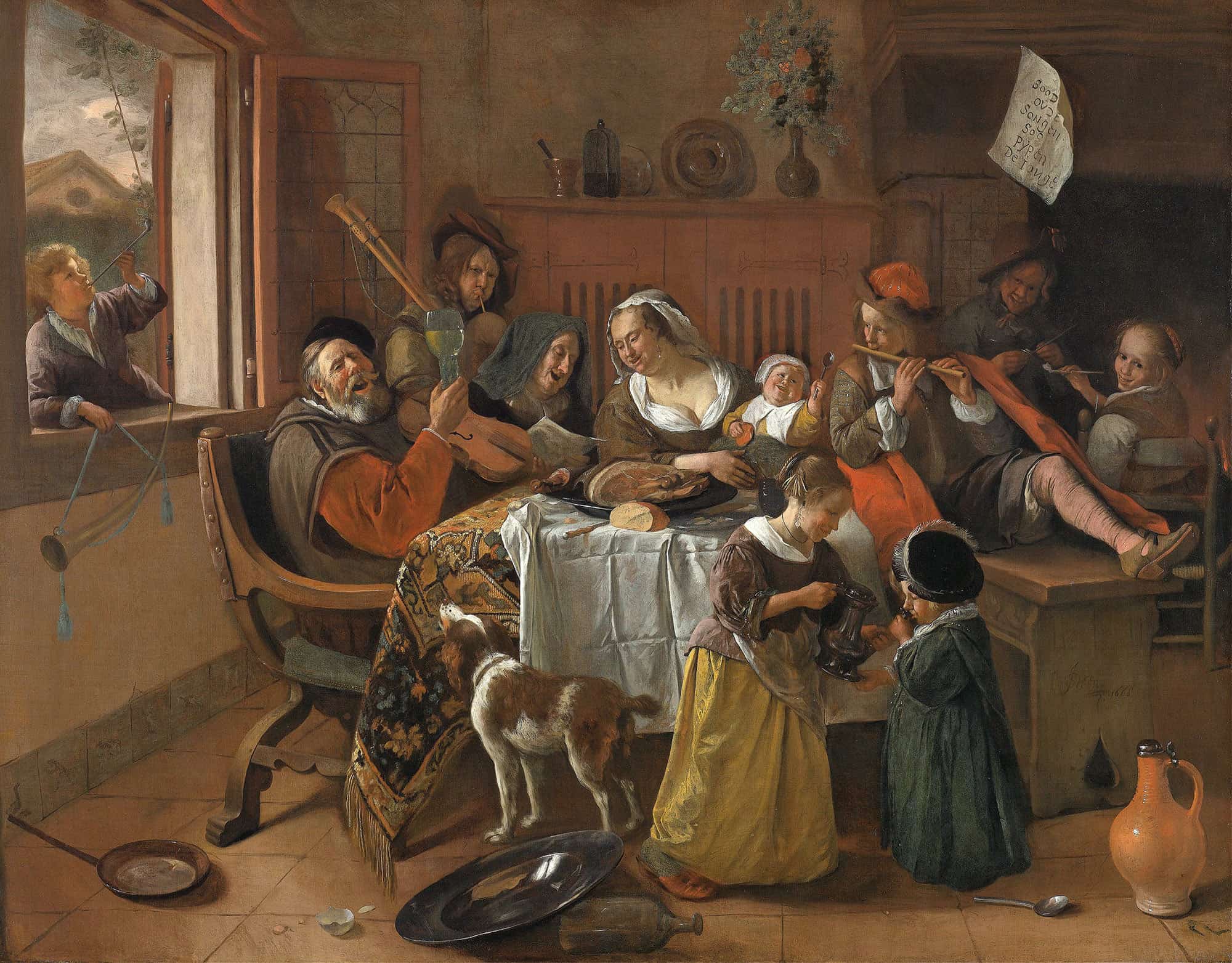 The Merry Family by Jan Steen