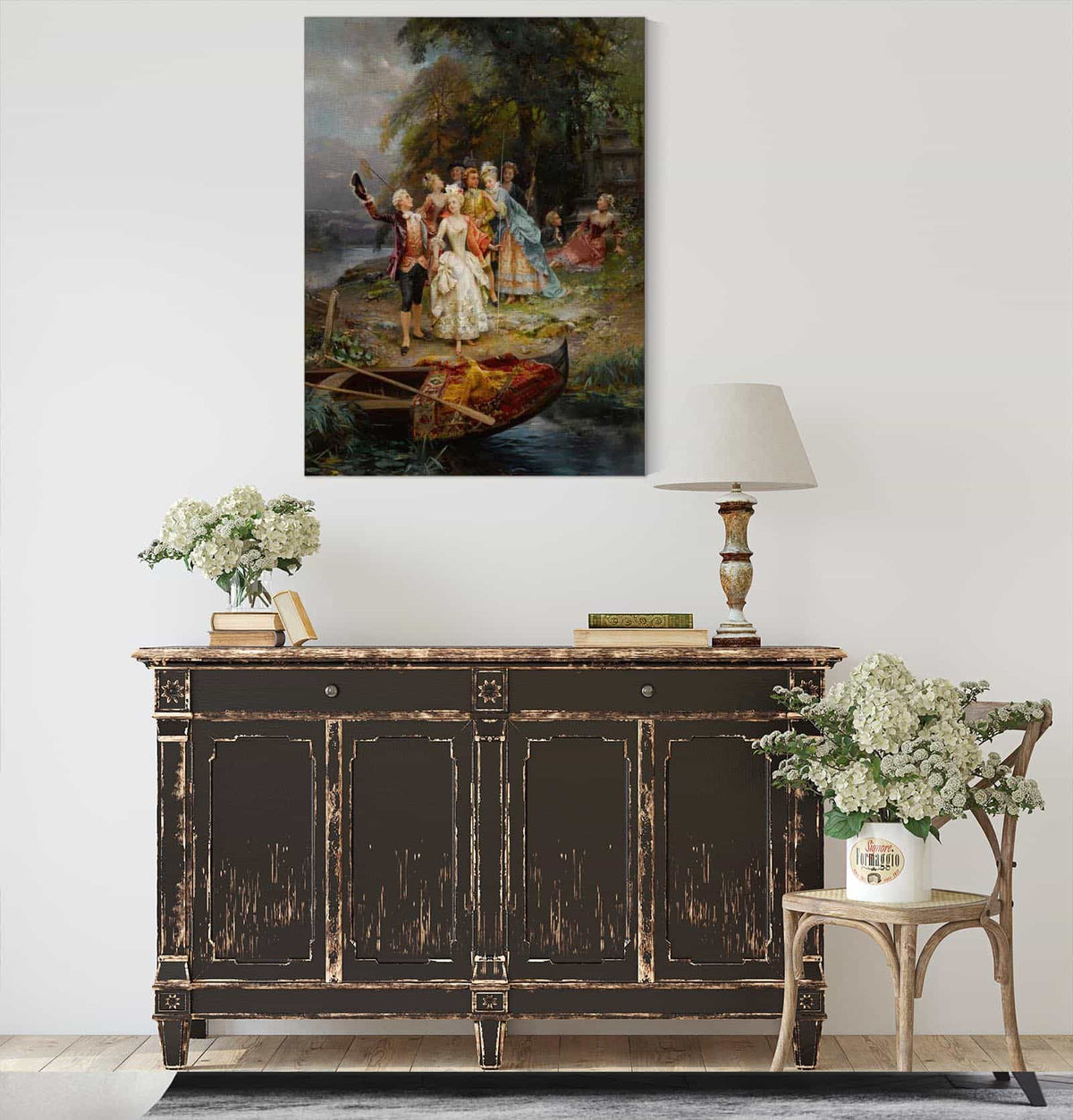 The Merry Fishing Party by Cesare Auguste Detti