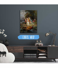 The Merry Fishing Party by Cesare Auguste Detti