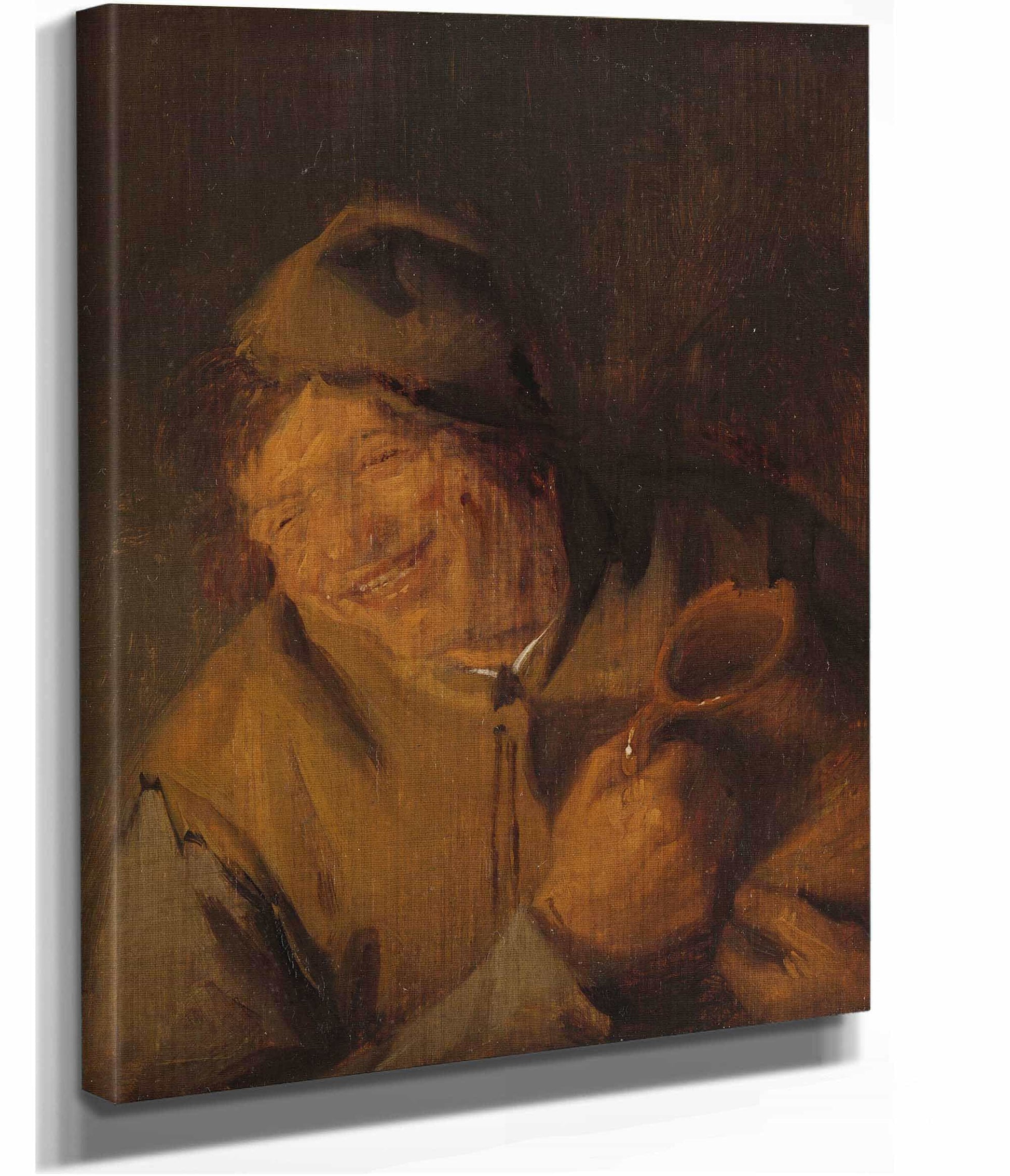 The Merry Peasant by Adriaen Van Ostade