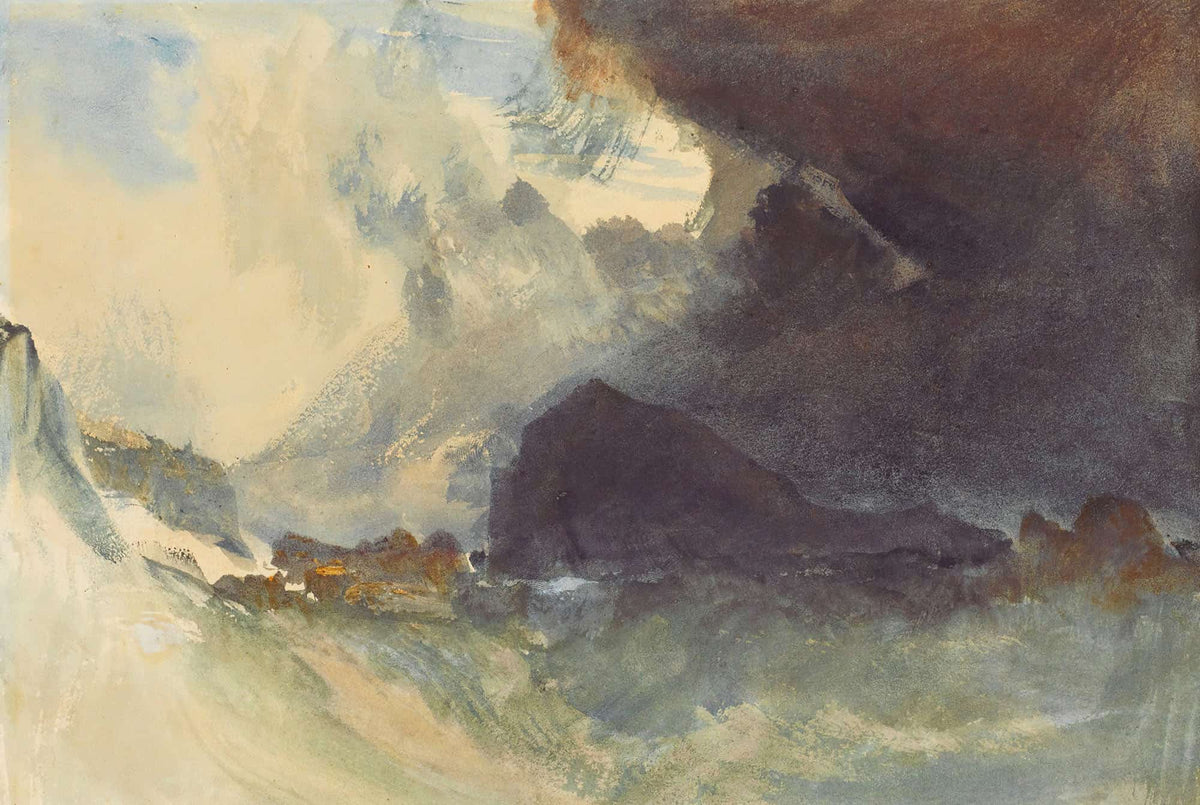 The Mewstone Devon by Joseph Mallord William Turner