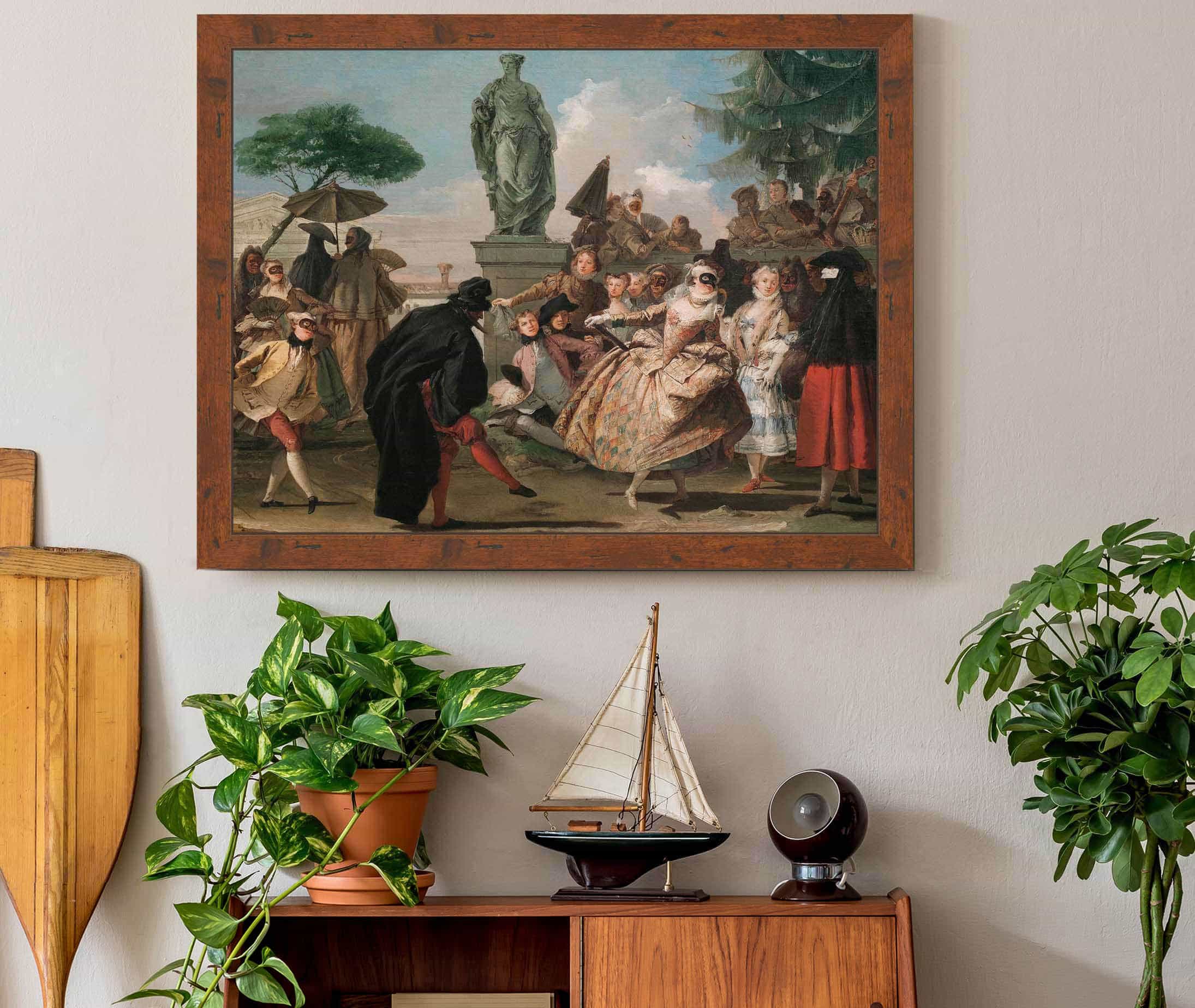 The Minuet by Giovanni Domenico Tiepolo