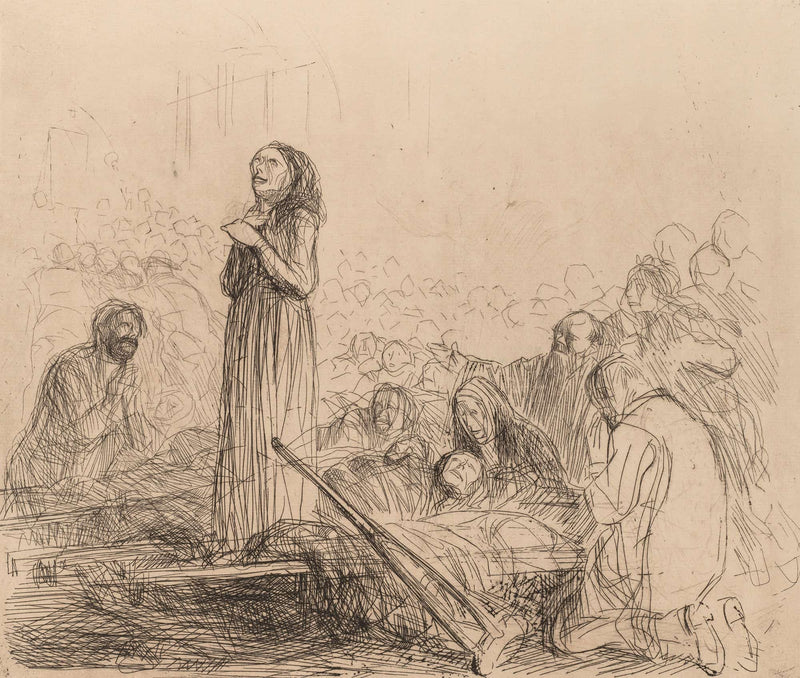 The Miracle Before The Blessed Sacrament by Jean Louis Forain