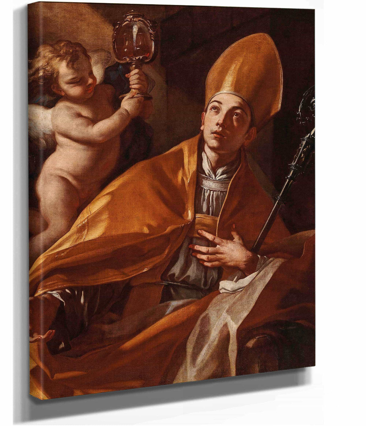 The Miracle Of San Gennaro by Francesco Solimena