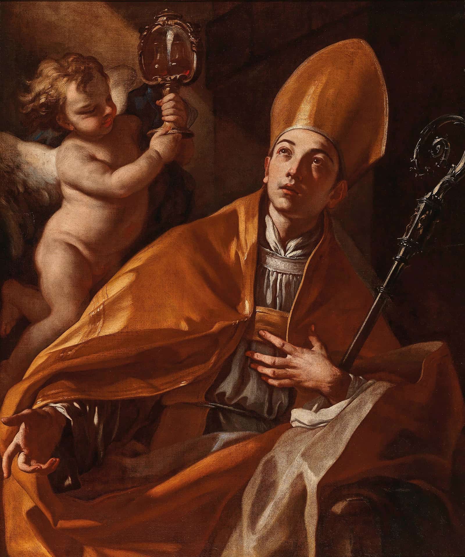 The Miracle Of San Gennaro by Francesco Solimena