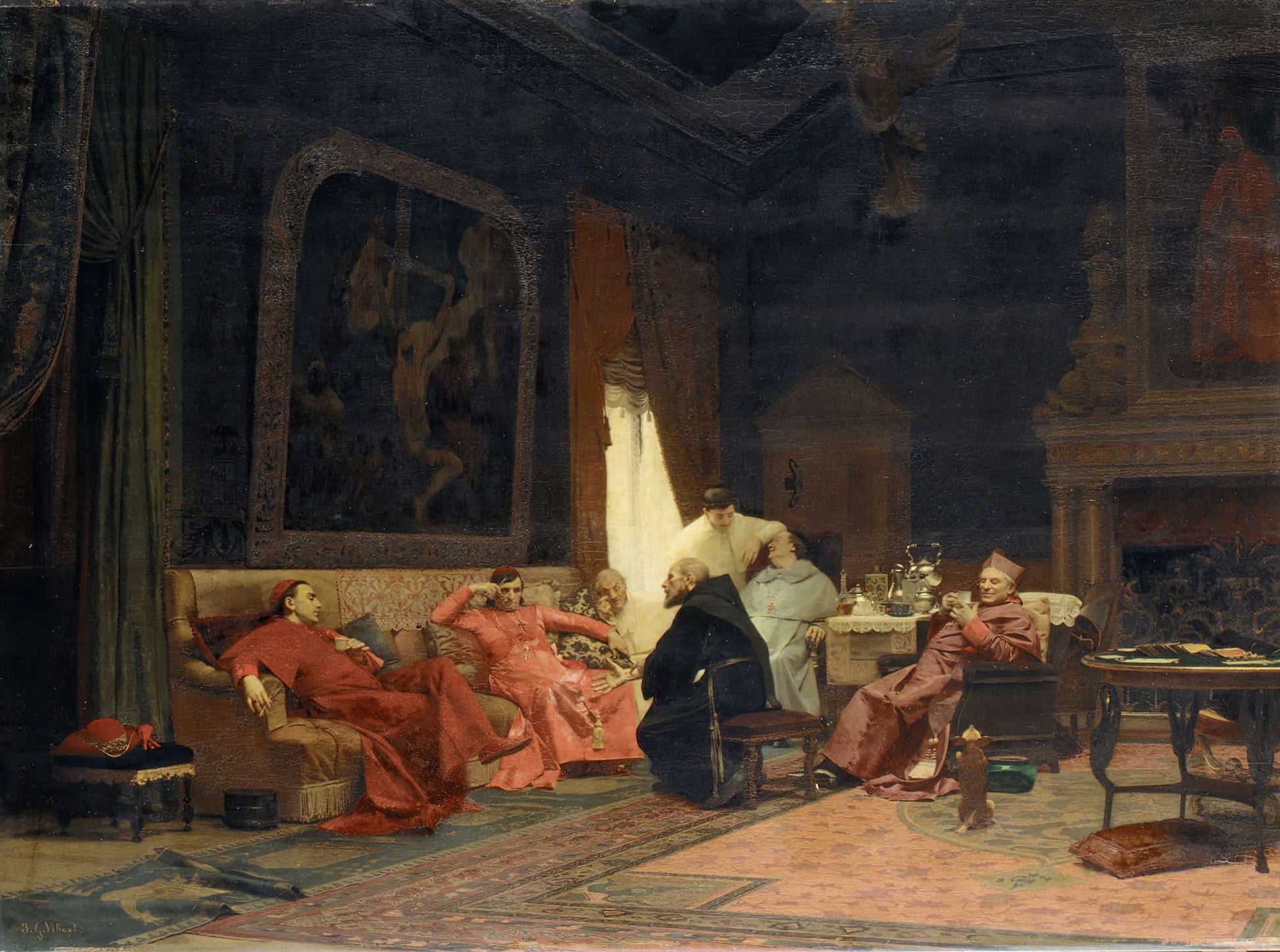 The Missionarys Adventures by Jehan Georges Vibert