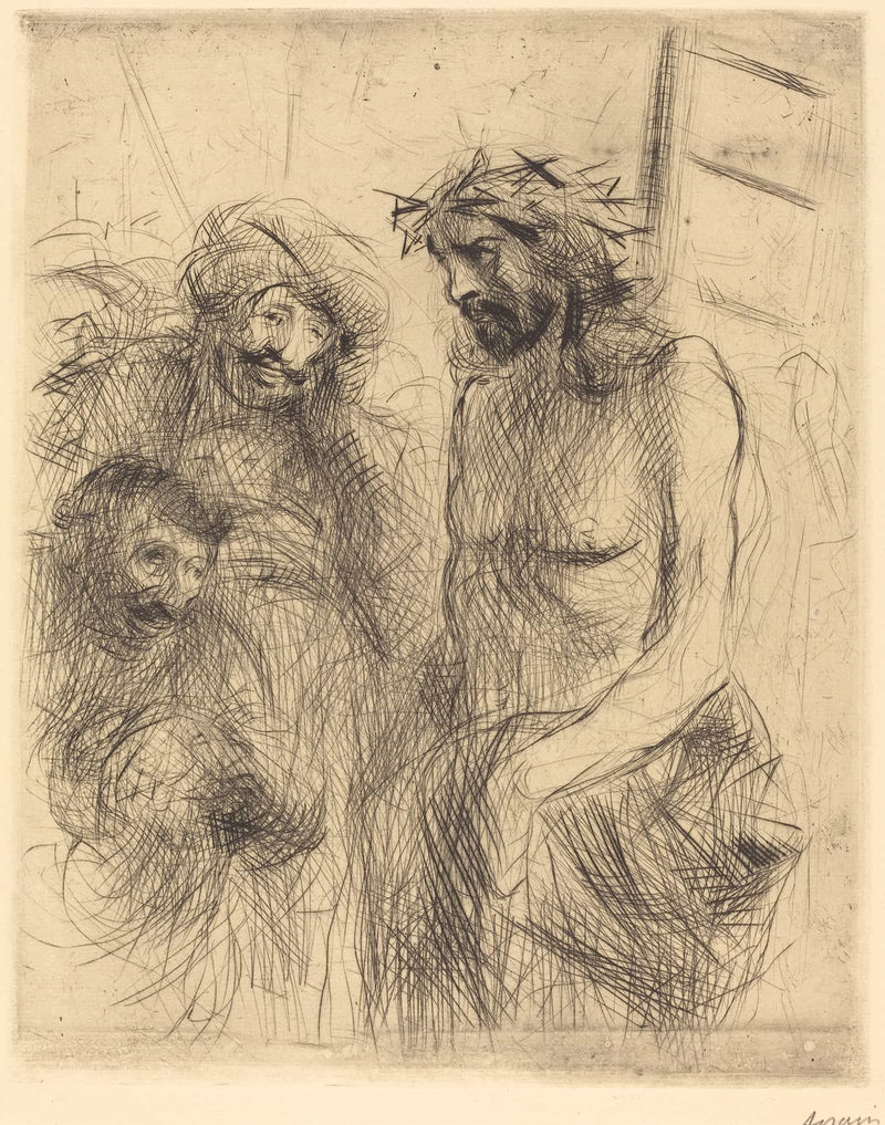 The Mocking Of Christ by Jean Louis Forain