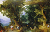 The Mocking Of Latona by Jan Brueghel The Elder