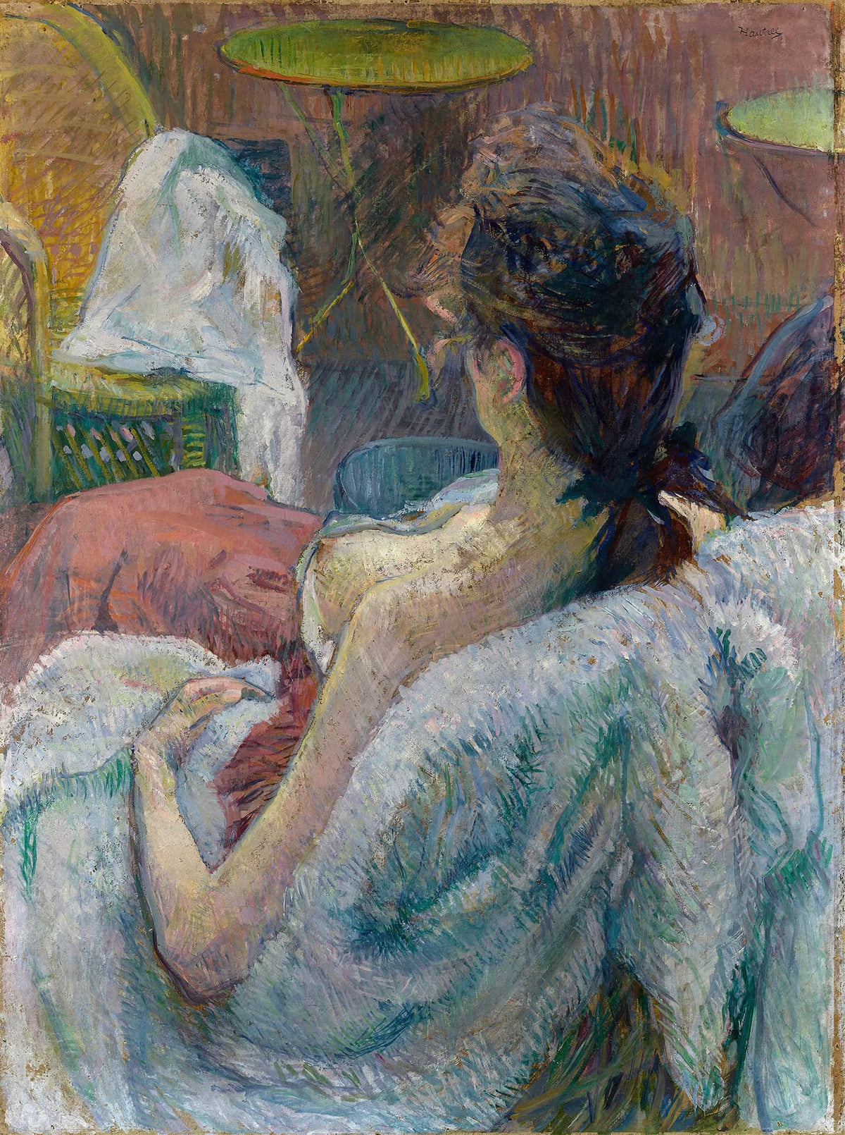 The Model Resting by Henri De Toulouse Lautrec