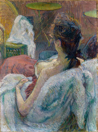 The Model Resting by Henri De Toulouse Lautrec