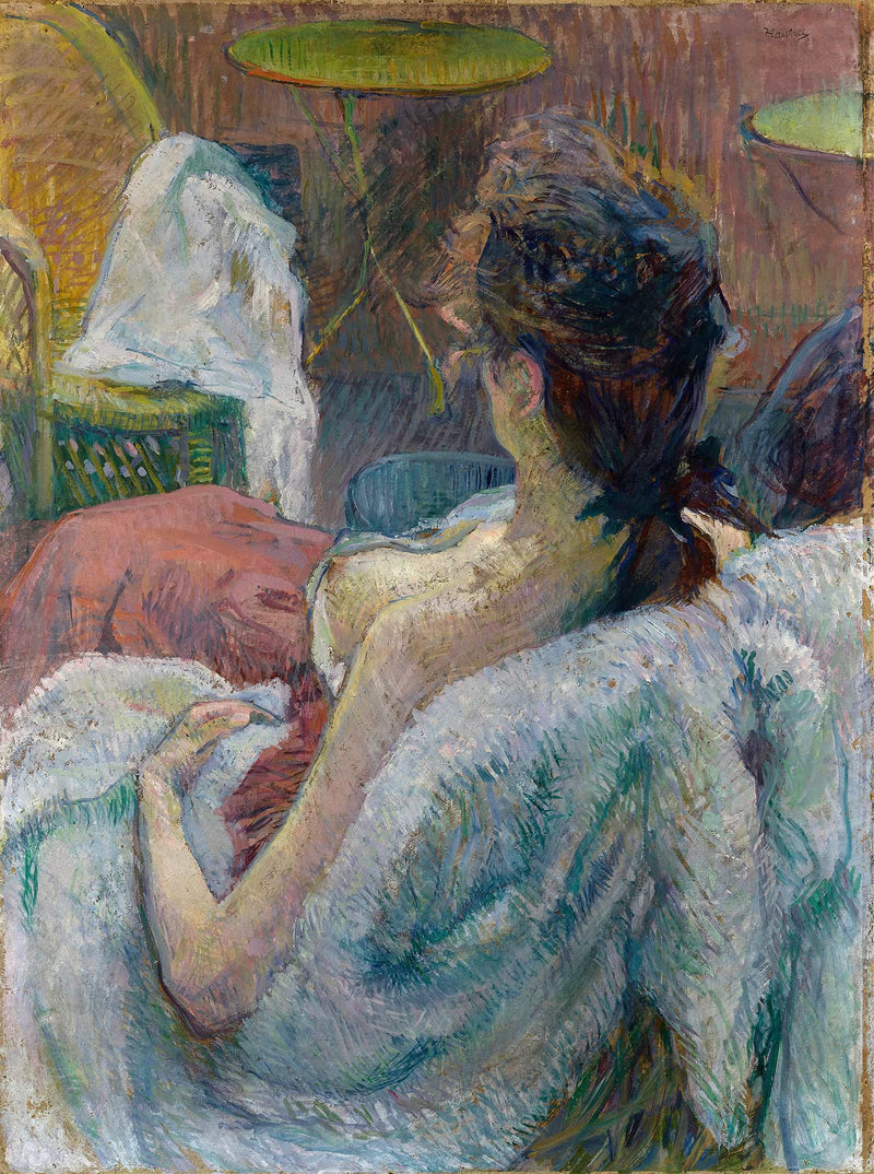 The Model Resting by Henri De Toulouse Lautrec
