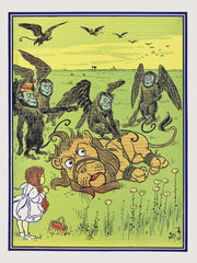 The Monkeys Wound Many Coils About His Body by William Wallace Denslow