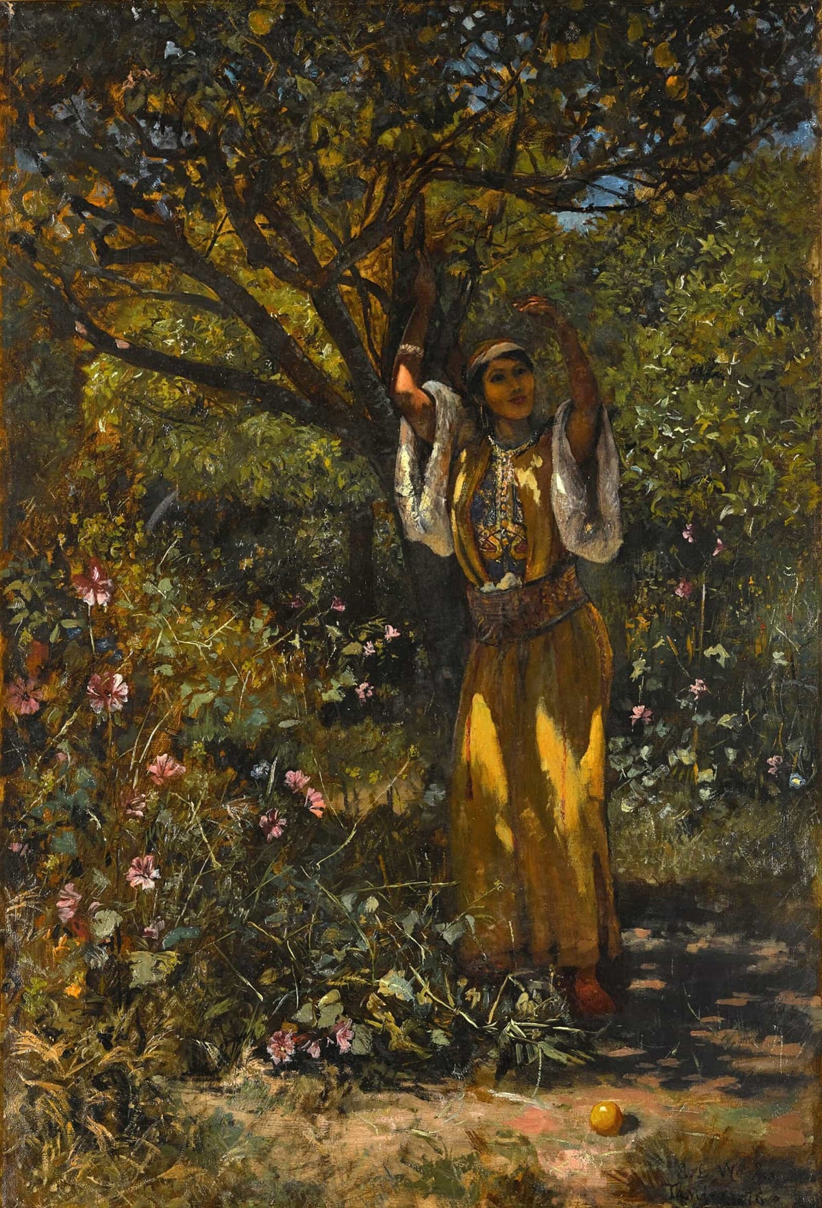 The Moroccan Girl by Edwin Lord Weeks