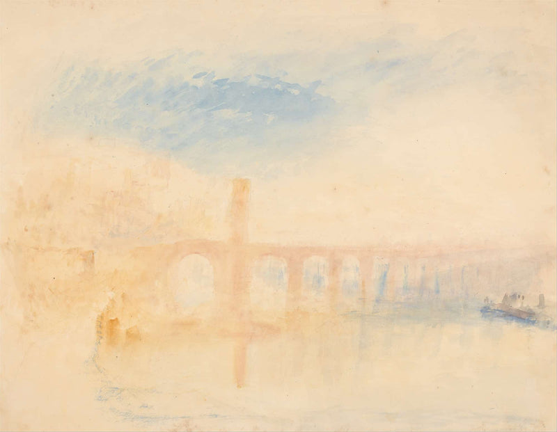 The Moselle Bridge Coblenz by Joseph Mallord William Turner