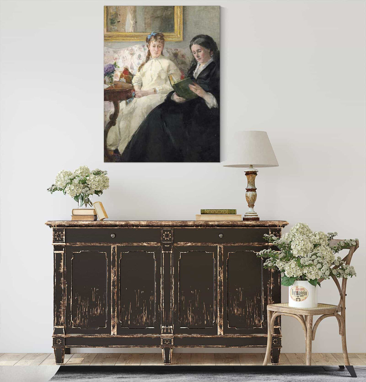 The Mother And Sister Of The Artist by Berthe Morisot