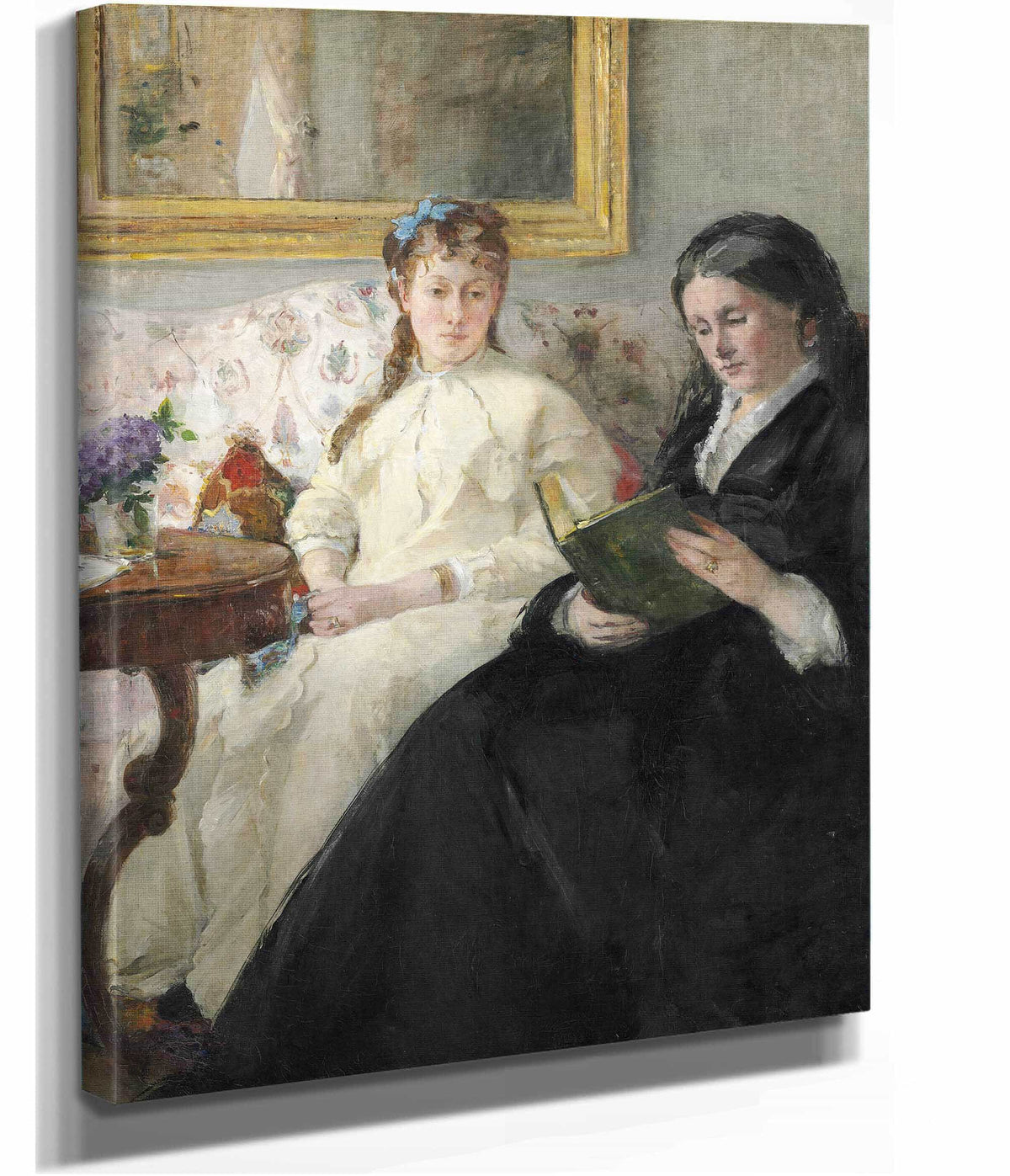 The Mother And Sister Of The Artist by Berthe Morisot