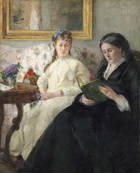 The Mother And Sister Of The Artist by Berthe Morisot