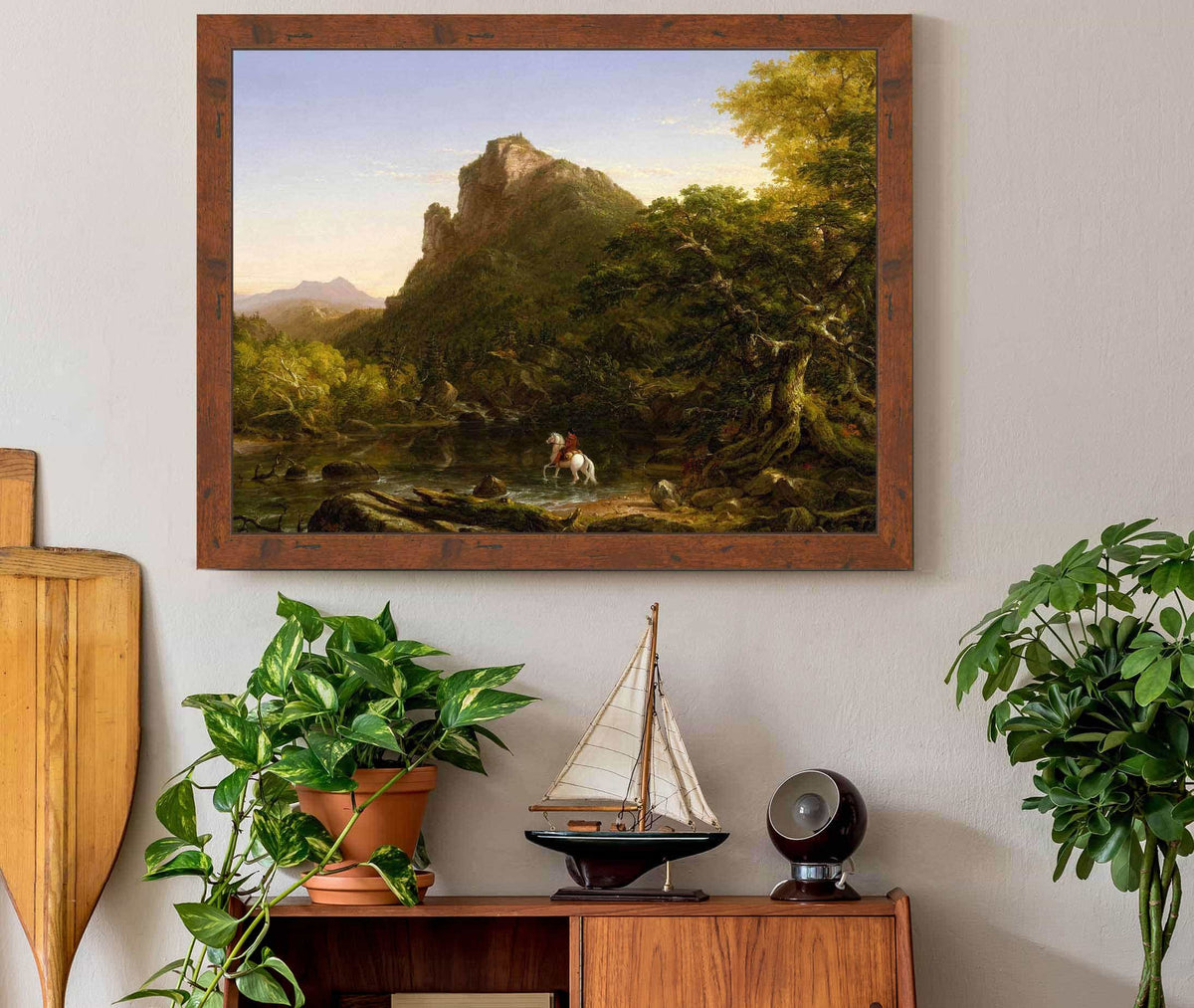 The Mountain Ford by Thomas Cole