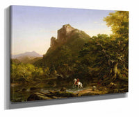 The Mountain Ford by Thomas Cole