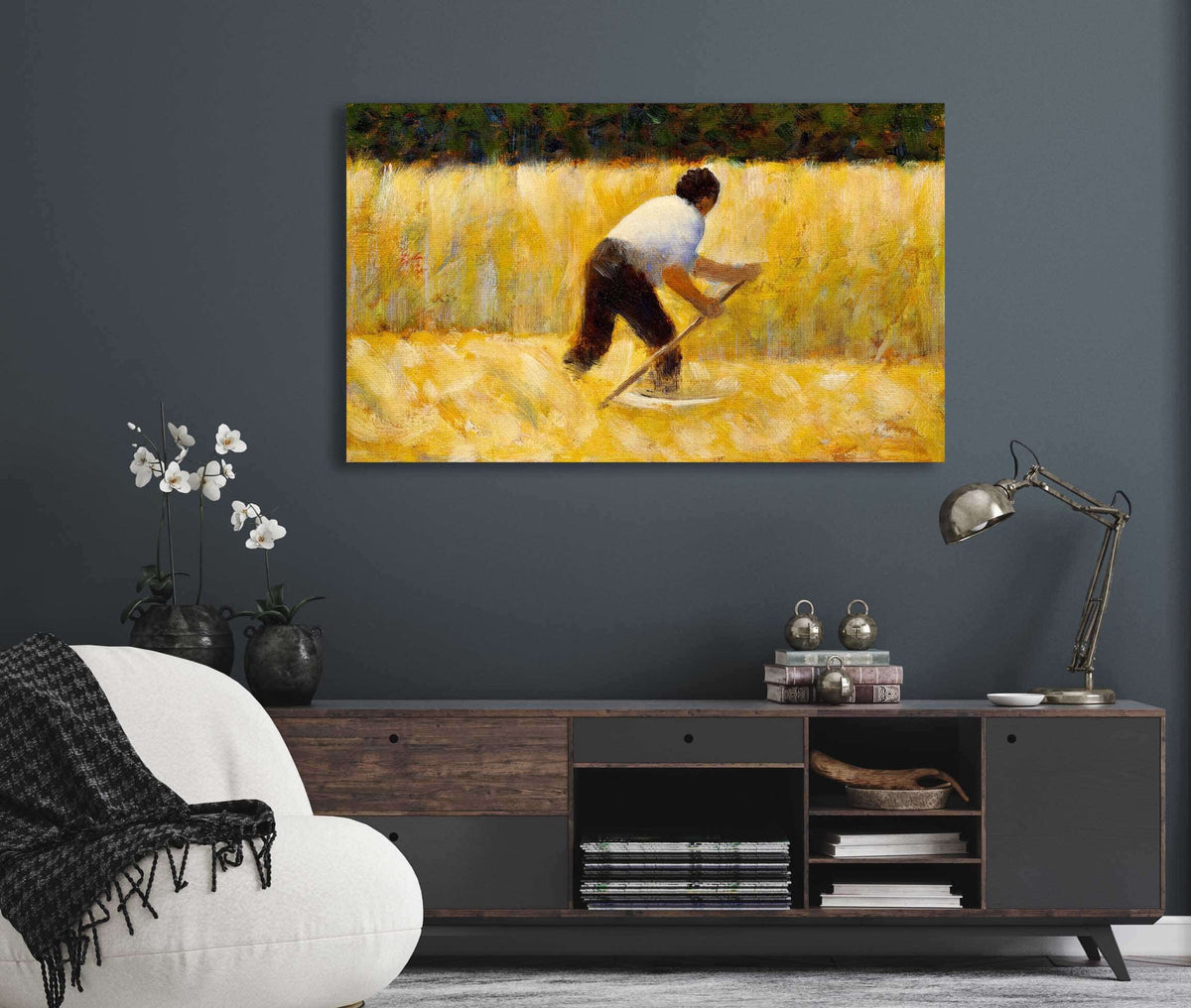The Mower   by Georges Seurat