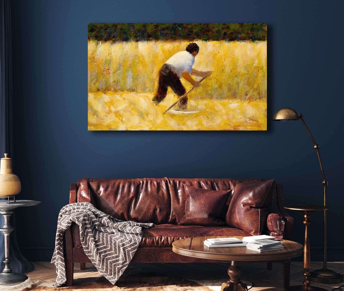 The Mower   by Georges Seurat