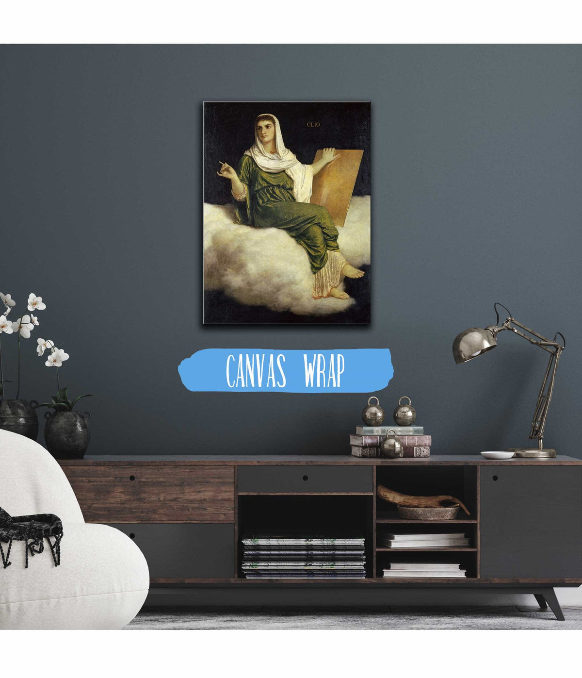 The Muse Clio by Arnold Bocklin