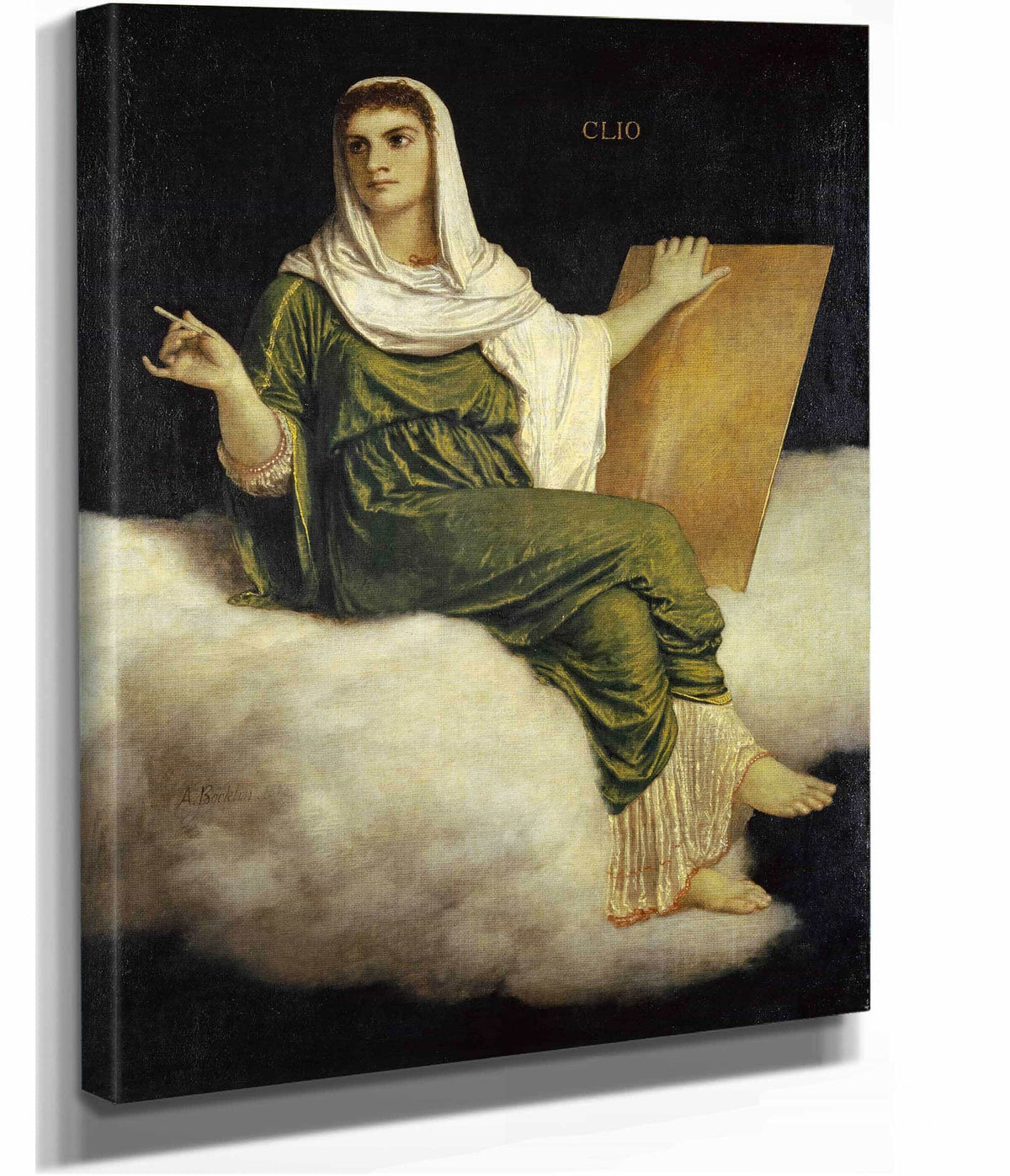 The Muse Clio by Arnold Bocklin