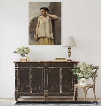 The Muse History by Jean Baptiste Camille Corot