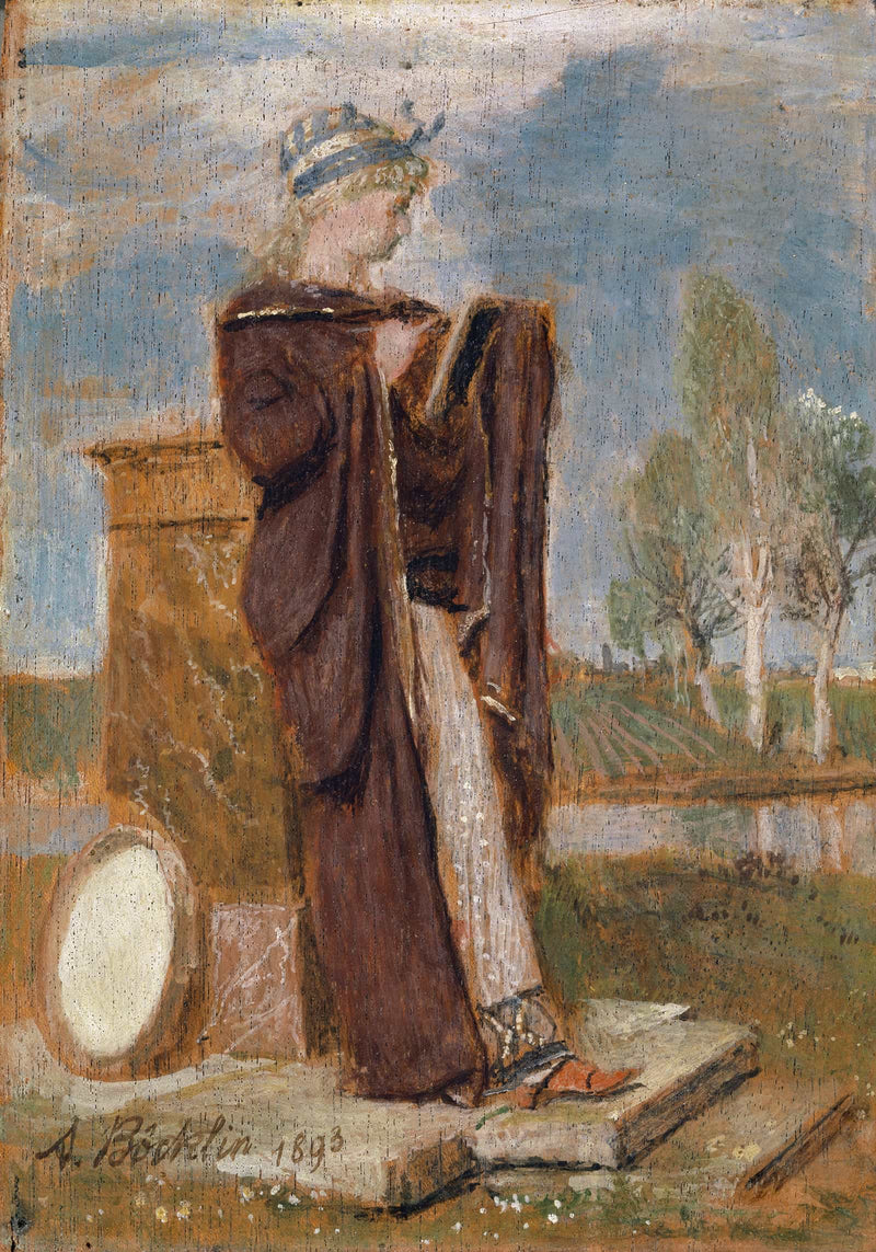 The Muse Thalia by Arnold Bocklin